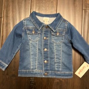 NWT Cat and Jack Gender Neutral Denim Jean Jacket!